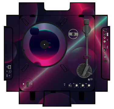Numark PT 01 incl. Sides Skin Retro Bubble